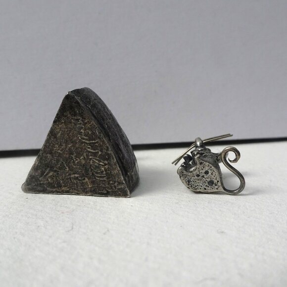 Vintage Pewter Mini Mice Animal Figurine - Picture 3 of 5